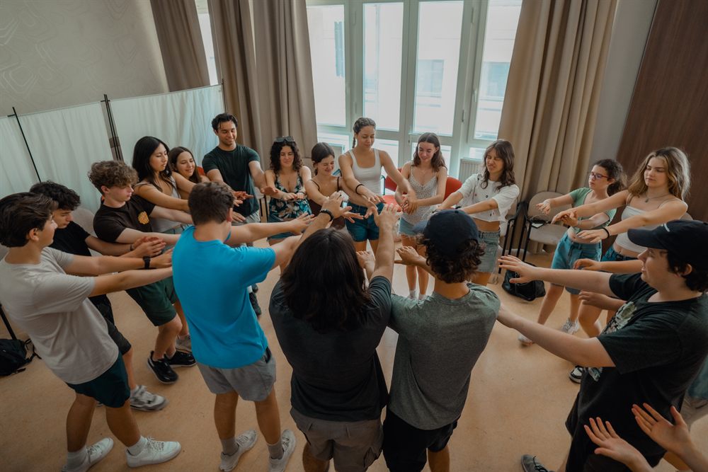 Teens in a Global Ambassador Program group activity